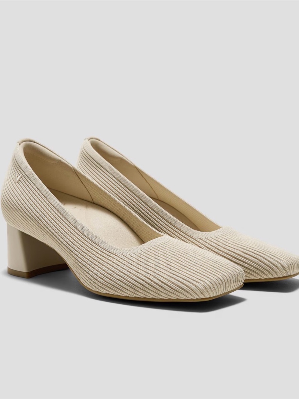 BRAND NEW: VIVAIA Melody2.0 Cream Ivory Women's Knit Heels